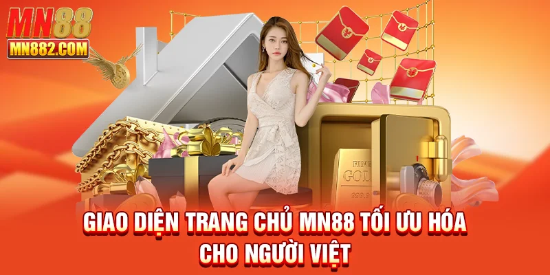Giao diện trang chủ MN88 tối ưu hóa cho người Việt