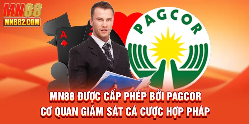 MN88 được cấp phép bởi PAGCOR - cơ quan giám sát cá cược hợp pháp.